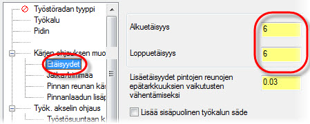 98 2 Jätä Työpintojen työvaraksi 0,50. Luvun suuruinen työvara jätetään työpintoihin viimeistelyä varten. VIHJE: Tasojen hallinnasta kannattaa käydä sulkemassa tasot 1 ja 5 pois päältä.