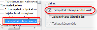 Törmäystarkastelu pisteiden välillä 1 Tee kopio operaatiosta.