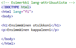 KUVIO 5. (HTML Attributes, Viitattu 22.11.2014) HTML-dokumentissa voidaan myös antaa esimerkiksi p-elementille title-attribuutti, joka nimeää tämän kappaleen.