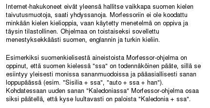 Morfessor