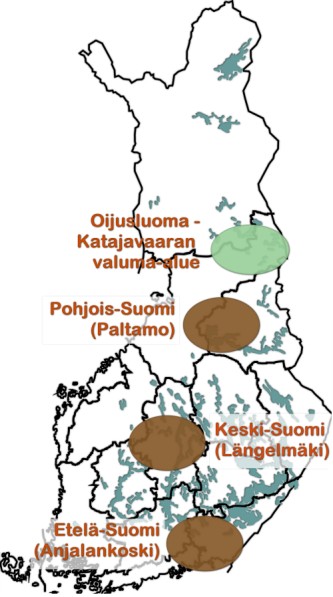 topografian tuli olla kalteva, ) kohteen maaperästä tuli löytyä pohjavettä ja ) kohteen täyttää UPM:n kannon nostolle asettamat kriteerit.