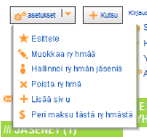 7. Nyt luomasi projektisivu on valmis. Voit tarpeen mukaan muokata, päivittää yms.