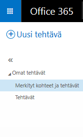 33 Kuva 28. Officen valikkonäkymä: Tehtävät. Tutustuttiin Tehtävät työkalun ominaisuuksiin ja toimintoihin. Luotiin uusi tehtävä (punaisella reunustettu). Kuva 29. Uuden tehtävän luominen.