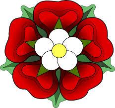HERALDINEN RUUSU Heraldinen ruusu on heraldiikassa esiintyvä tyylitelty viisilehtinen ruusukuvio ylhäältä katsottuna Ruusu on tunnettu mm.