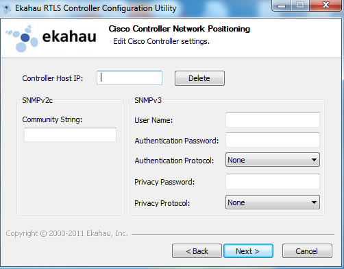 29 Liite 1 Kuva 20: Ekahau RTLS Setup 11 WLAN-controlleri valittiin Add.