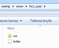 13 4. Sivuston ulkoasu eli CSS Laitetaan ensimmäiseksi HTML-tiedostoon linkitys, jotta sivuston ulkoasua voidaan muokata CSS:n avulla. HTML-tiedoston HEAD osio kuten alla.