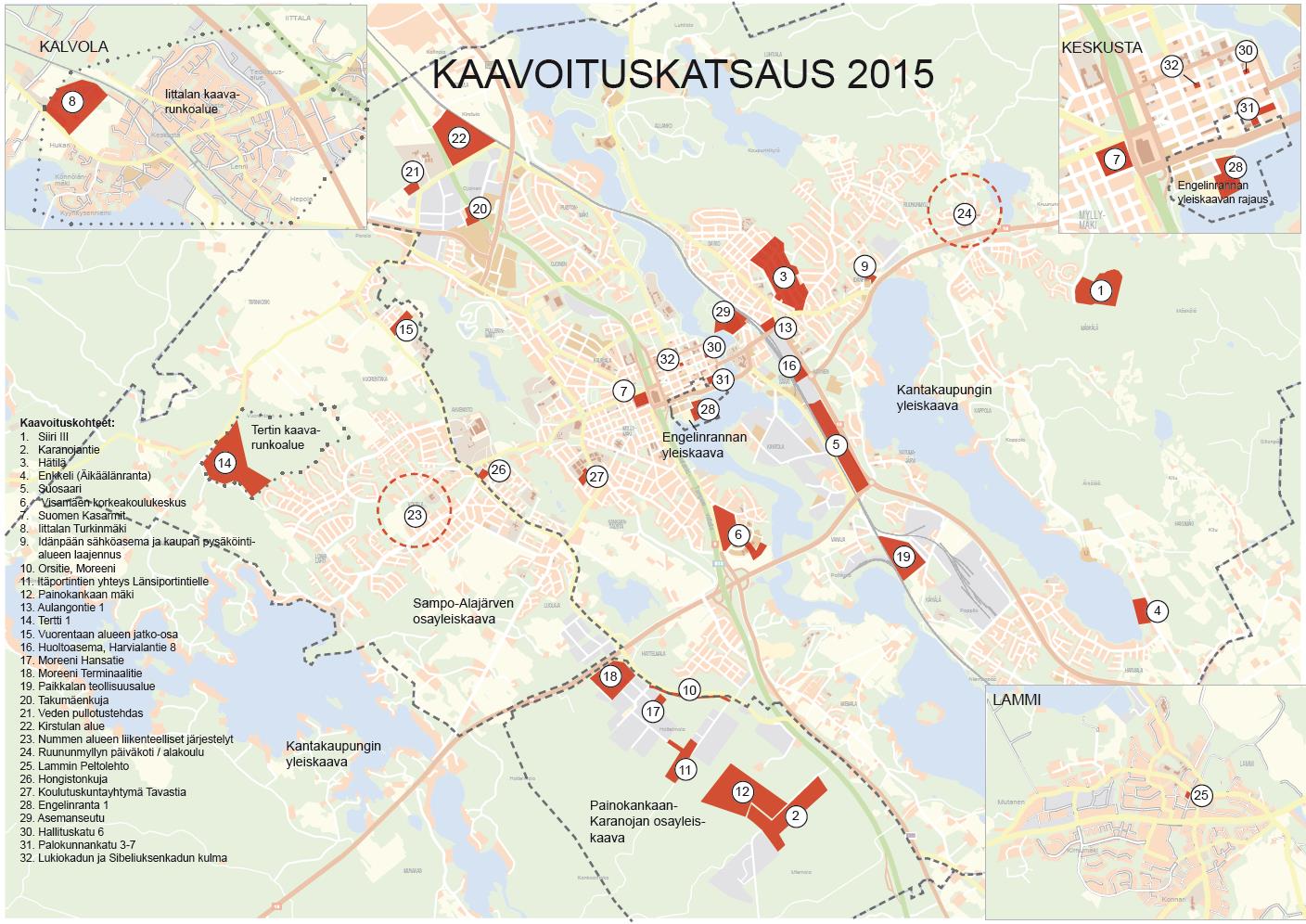 A A E eskustavisio Asemanseutu Engelinranta E C orkeakoulukeskus