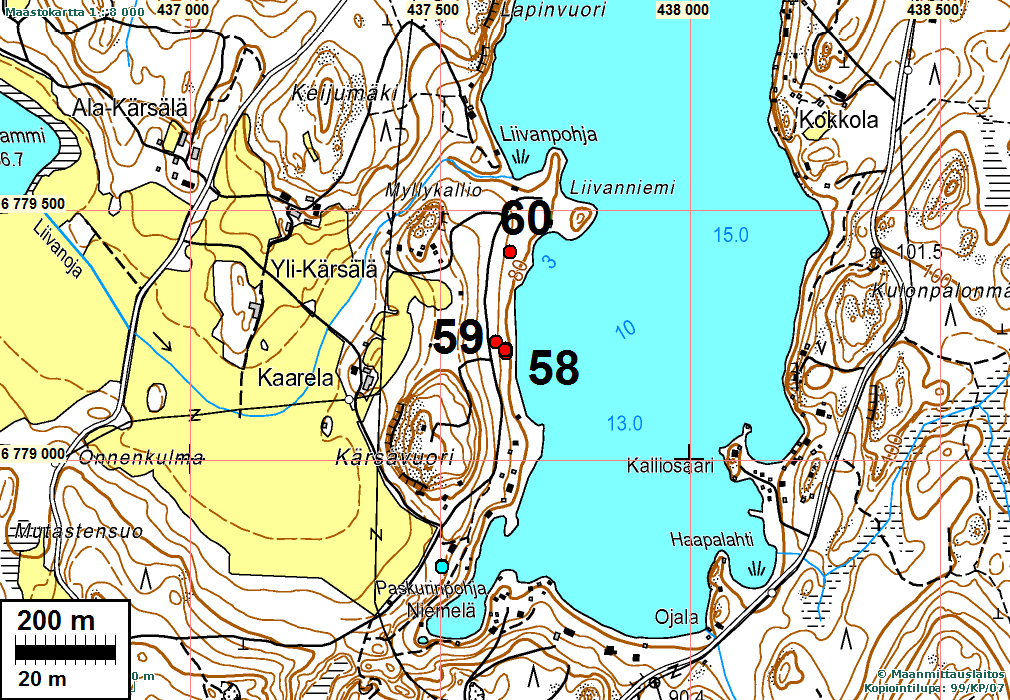 16 ASIKKALA 58 KÄRSÄVUORI Mjtunnus: Rauh.