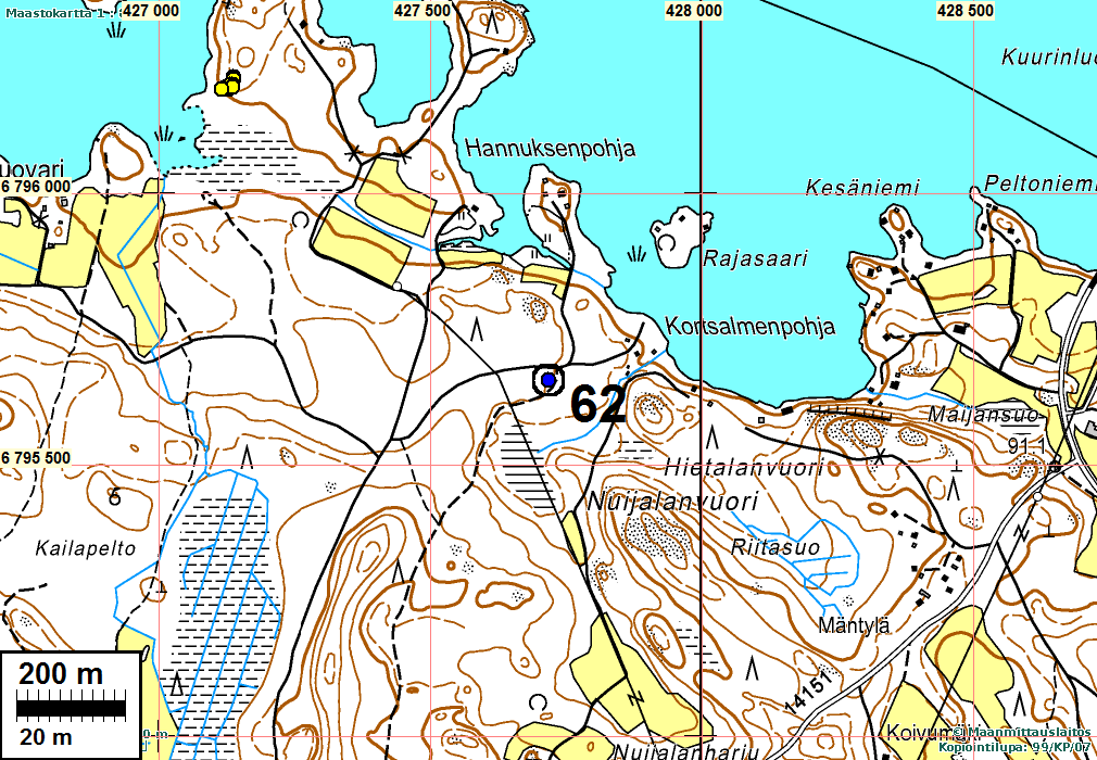 23 ASIKKALA 62 NUIJALANVUORI Mjtunnus: Rauh.