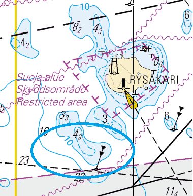 6.3. Varoitusviestejä ei anneta su 13.9 klo 15.00 jälkeen. 7. LUOKKALIPUT ORC 1 ORC 2 D lippu E lippu 8. KILPAILUALUE 8.1. Avomerikilpailu Lauantaina 12.