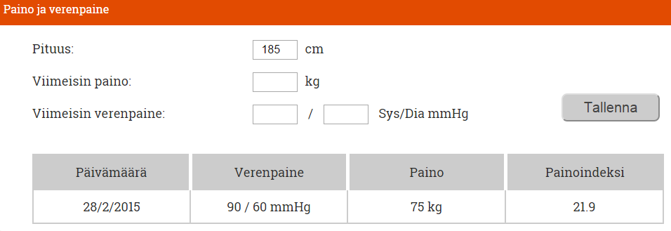 Keskihajonta Alarivin keskimmäisenä oleva ikkuna näyttää Balance-palveluun siirtämiesi verensokerimittaustulosten keskihajonnan.