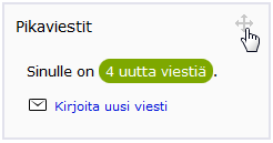 Ohje Sivu 11 (34) Jos Wilman viimeisimmässä päivityksessä tuli sellaisia uusia ominaisuuksia, joista käyttäjän on hyvä tietää, aukeaa ruudulle ponnahdusikkuna, jossa toimintoja esitellään.