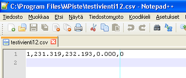 Käyttämällä Entity Properties-toolbar toimintoa Layer voidaan jokaisen mittapistejoukon näkyvyyttä säätää yksilöllisesti.