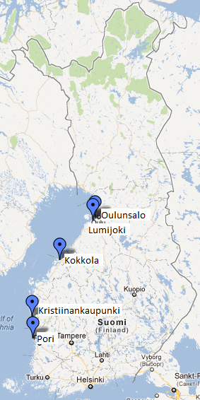 6 Tutkimuksessa käytetty tuulivoimadata ja analysointimenetelmät Tässä työssä tutkittiin tuulivoimaloista mitatun datan avulla myrskyjen esiintymistä ja vaikutusta tuulivoiman tuotantoon.