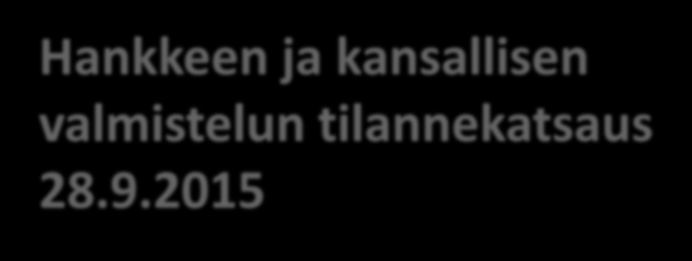 TUOTTAMINEN Hankkeen ja