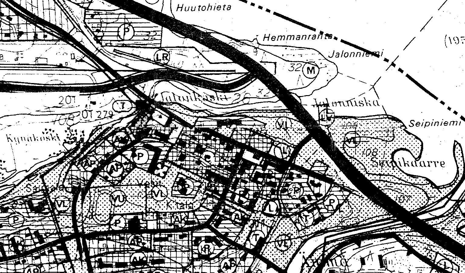 1970 ja lääninhallitus on sen vahvistanut 10.12.1970. Korttelissa 201 on tehty rakennuskaavan muutoksia vuonna 1974. Suunnittelualueen kaavamerkinnät ja määräykset ovat osittain vanhentuneita.