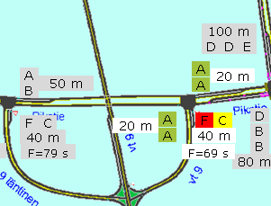 19 / 25 Mikäli muita toimenpiteitä ei tehdä, nopeusrajoituksen laskeminen 50 km/h 40 km/h Kartanomäenkadun/Myrskylinnankadun ja leksis Kiven kadun/lamminkadun liittymien välillä voisi parantaa