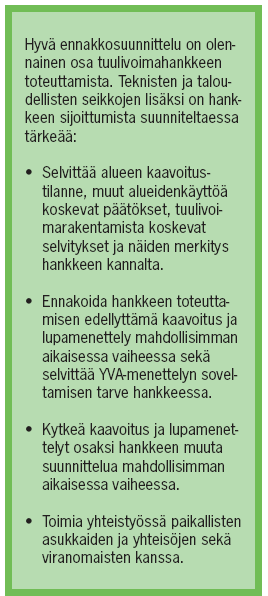 varjon vilkkumista loma-asutusalueilla ja asutusalueilla) 31 32 YVA:n tarve?