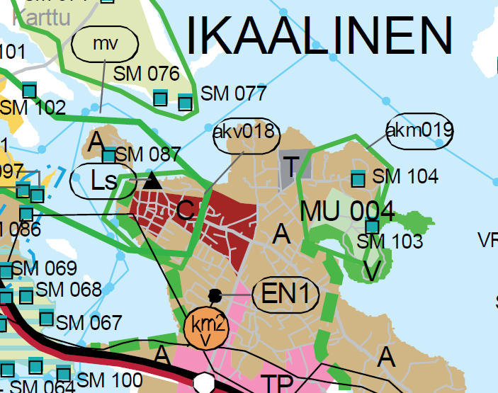 7 Maakuntakaava: Ikaalisissa on voimassa maakuntavaltuuston 9.3.2005 hyväksymä ja valtioneuvoston 29.3.2007 vahvistama Pirkanmaan 1. maakuntakaava. Se on ns.