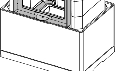 G 14c Når dørrammen er plassert på ildstedet skal kanalene passe i forsenkningen som vist i G 14c When the door frame is placed on the hearth, the air ducts will fit the gouge as shown in G 14c.