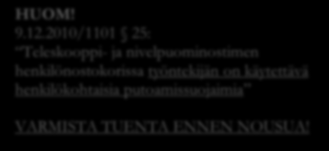 141 5 P E R Ä S S Ä V E D E T T Ä V Ä P U O MI N O S T I N D E X T E R 2 5 Z 2 3 M 200 TPV 1 0 0 1 1 0 0 2 J A T K O R O I K K A 3 X 2, 5 MM 2 2 0 M 8 TPV 9 9 K U L J E T U S A L L E 1 5 K M 62 KRT 9