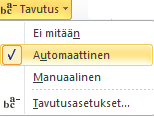 21 (54) 16.2 Asiakirjan koko Koko-työkalulla voi määritellä asiakirjan koon Sivun asettelu -välilehti Valitse Koko - haluamasi koko 16.