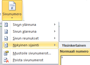 28 (54) 19 VIIVAIMEN KÄYTTÖ Viivaimelta voi muuttaa reunuksia asettaa sisennykset asettaa sarkaimet Viivaimen saa esille ja pois toiminnolla Näytä Viivain 20 SIVUNUMERON JA -MÄÄRÄN LISÄÄMINEN esim.