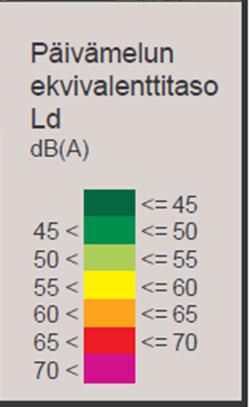 Martikanpellon koululla on jo toteutettu meluntorjuntatoimenpiteitä, kuten kuvasta 5 voitiin havaita.