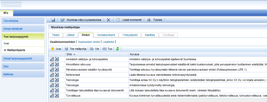 Käytännön kokemuksia - Miten hyödyntää tarjouspyynnön sopimusehto kyselyä?