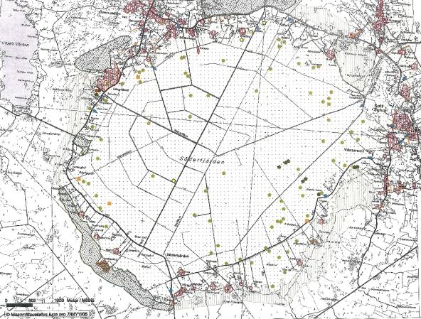 gränsningsförslag följer direkt gränsen enligt statsrådet fastställda landskapsområdet, men med fem olika tilläggsområden.