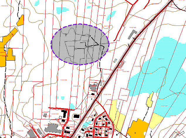 Öster om det befintliga bostadsområdet finns ytterligare ett kommunägt markområde som lämpar sig för en framtida utvidgning. Området omfattar ca 6,8 ha.