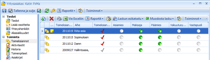 (32/117) yritysasiakkaalle tulee aina myös täydentää y-tunnus, eli asiakkaan VAT tunnus, vaikkei se pakollinen tieto olekaan.