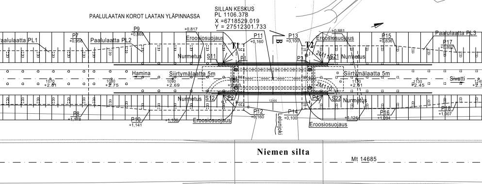 LIITE 1 (1) Liite 1. Yleisimpiä paaluperusteisia siltarakennetyyppejä.