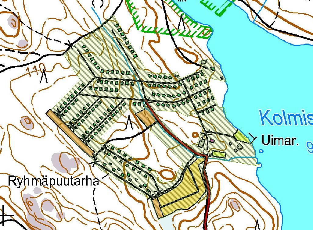 Kuopion kaupunki Pöytäkirja 1/2015 2 (2) Kuva 2: Vuokrattava ryhmäpuutarha-alue kiinteistö 297-30-9905-1 Kuva 3: Lahjoitettavat rakennukset Kolmisopen Ryhmäpuutarhayhdistys ry.