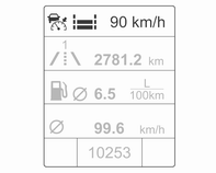 Ajaminen ja käyttö 183 maanteillä, joilla liikenne on tasaista. Älä käytä järjestelmää, jos tasaisen nopeuden ylläpito ei ole suositeltavaa. Merkkivalo A 3 115, m 3 115.