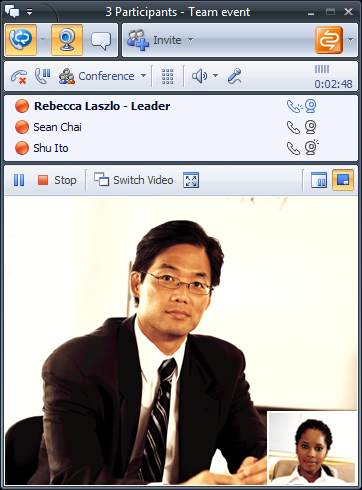 18 Neuvottelutoimintojen edut Kuva 7. Office Communicator 2007 R2:n videoneuvottelu.