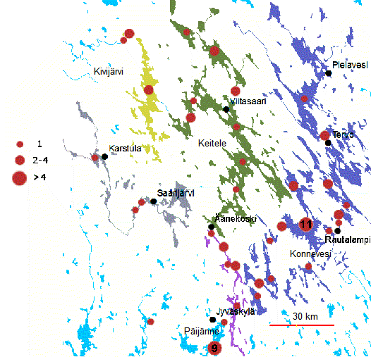 Carlin-merkinnät Päijänteen