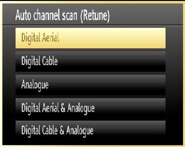 If you like the sort channels, according to the LCN, please select Yes and than press OK. You can select frequency ranges from this screen. For highlighting lines you see, use or button.