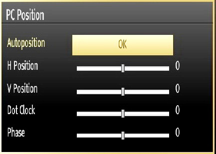 Contrast: Sets the lightness and darkness values of the screen. Brightness: Sets the brightness value for the screen. Sharpness: Sets the sharpness value for the objects displayed on the screen.