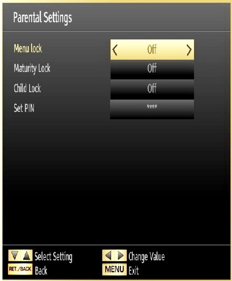 Notes: System Language determines the on-screen menu language. Audio Language is used for selecting the soundtrack of a channels.