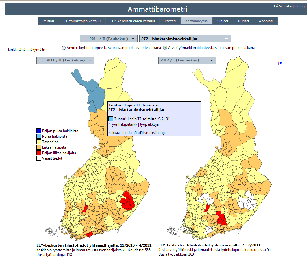 Matkatoimistovirkailijoiden