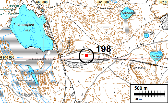 10 Muut havaintopaikat JOENSUU 198 TERVASUO Mjtunnus: 1000002738 Rauh.