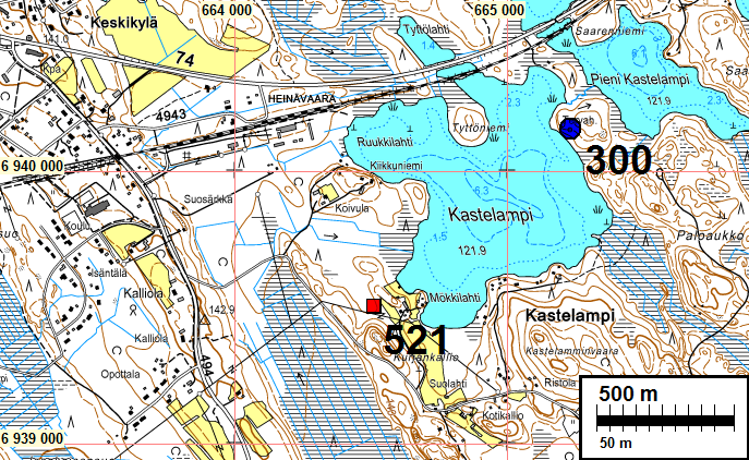 11 JOENSUU 521 KASTELAMPI Mjtunnus: 1000002737 Rauh.