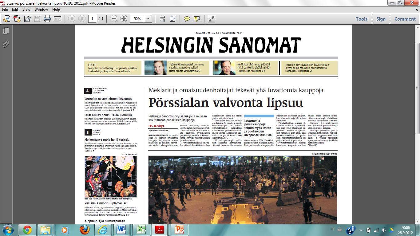 Haudan kaivaminen Julkista yllättävä ja myönteinen uutinen samaan