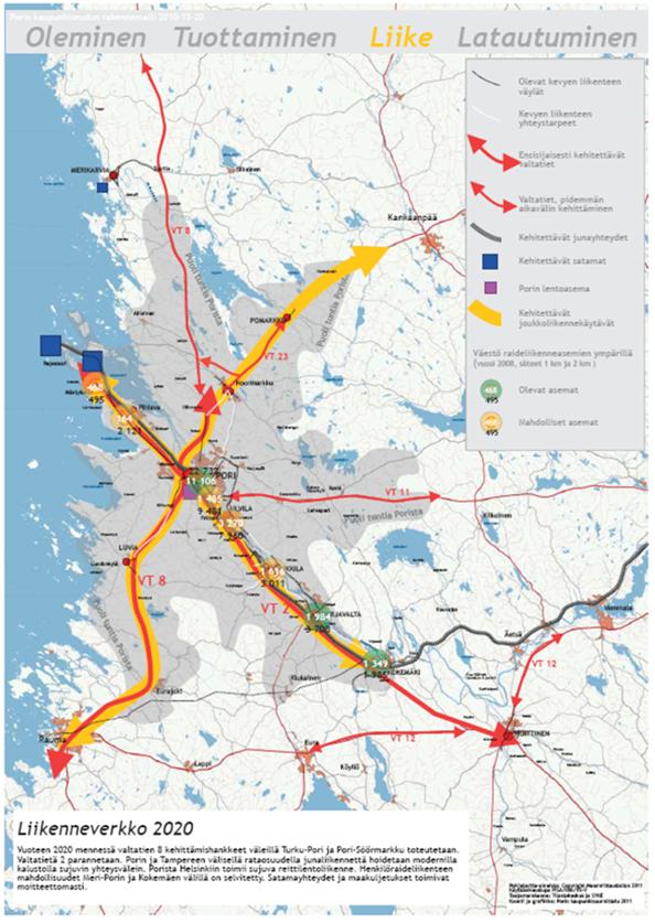 Porin kaupunkiseutu Joukkoliikennekaupungin kehittäminen 1.