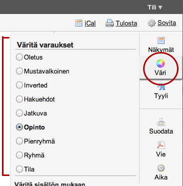 Rivikorkeus ja palstaleveys: määrittelee työjärjestyksen koon Fit to page: sovittaa työjärjestyksen käyttäjän ruudun kokoon Palauta korkeus ja leveys: palauttaa oletusasetukset Näkyvät palstat: