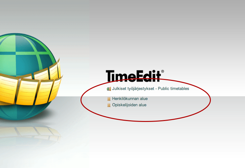Kirjautuminen TimeEditiin Diakin TimeEdit-lukkarit ovat osoitteessa https://fi.timeedit.
