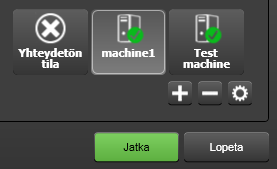 Kun sisäänkirjautumisruutu aukeaa, voi käyttäjä syöttää käyttäjätunnuksen ja salasanan. Valitse Jatka ja kirjaudu sisään.