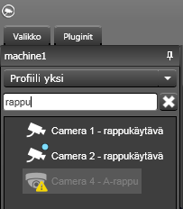 mahdollista avata monta laitetta painamalla ensin joko Shift- tai Ctrl-nappi pohjaan ja sitten valitsemalla laitteita. Valitut laitteet voi avata raahaamalla ne työskentelyalueelle.