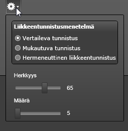 Hakulogiikka on sama kuin muissakin haku-plugineissa, ensin valitaan päivämäärä ja kellonaika mistä haku halutaan aloittaa.